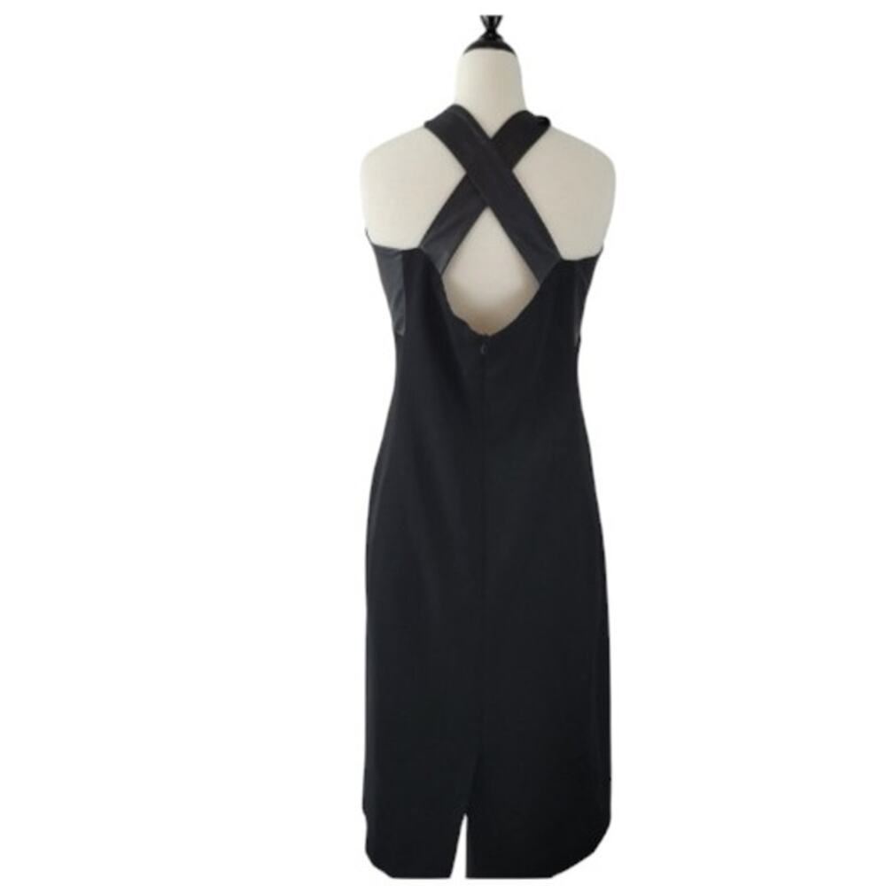 Carla Zampatti Cocktail Dress Black LBD Size 12 - Picture 3 of 8